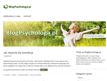 Tablet Screenshot of blogpsychologa.pl